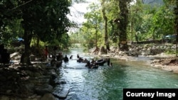 Ie Treut (air terjun) Gampong Pudeng, destinasi yg populer belakangan, 50 km dr Banda Aceh. (foto: courtesy: Fadhlan)