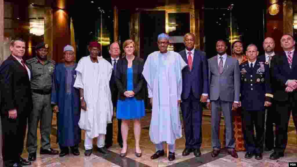 Jakadiyar Amurka a Majalisar 'Dinkin Duniya, Samantha Power Ta Gana Da Shugaba Muhammadu Buhari a Najeriya.