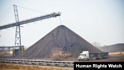 La mine "Benga" qui était exploitée par le géant minier anglo-australien Rio Tinto dans la province de Tete au centre du Mozambique