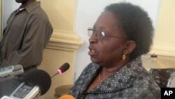 Candida Celeste da Silva, governadora da Provícia do Namibe