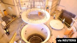 Vista general en alzada de un reactor nuclear de agua en Irán tomada el 23 de diciembre de 2019.