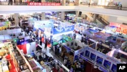 2017年5月22日北韓舉辦國際商展。