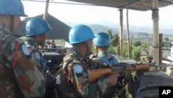 Pasukan MONUSCO di sebuah pos pemeriksaan di Republik Demokrasi Kongo (Foto: dok). Sekjen PBB mengutuk pembunuhan penjaga perdamaian dari Pakistan yang bekerja pada misi PBB di negara itu, Selasa (7/5).