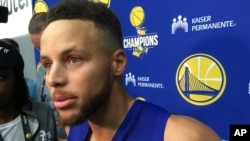 Stephen Curry à Oakland en Californie, le 23 septembre 2017.