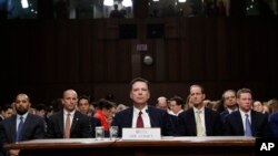 James Comey devant le Congrès, le 8 juin 2017.