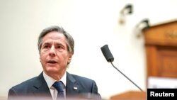 美國國務卿布林肯在眾議院外交委員會就拜登政府外交優先事項作證。 (2021年3月10日)