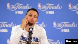 Steph Curry, battu en finale NBA 2015-2016 par Cleveland, le 19 juin 2016, Oakland, Californie. (Kelley L Cox-USA TODAY Sports) 