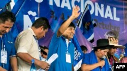 ARCHIVO - El expresidente Evo Morales mantiene una abierta batalla con su sucesor en el poder Luis Arce, diferencias que se han hecho públicas en los congresos del MAS.