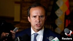 El expresidente de Bolivia Jorge Quiroga fue nombrado delegado ante la comunidad internacional, con la misión especial de explicar las violaciones a los derechos humanos ocurridas en el país.