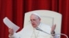 El Papa insta a protegerse del coronavirus