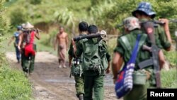 ရခိုင်ပြည်နယ်အတွင်း နယ်မြေရှင်းလင်းရေးလုပ်စဉ် 