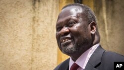 Riek Machar est arrivé à Juba mardia.