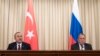 Turkey's FM Urges Russia to Halt Syrian Government Attacks