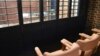 FILE - This undated photo shows viewing chairs in the witness room of the execution chamber in the Broad River Correctional Institute in Columbia, S.C. (South Carolina Department of Corrections via AP)