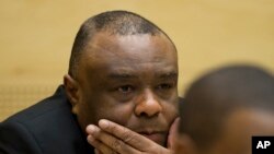 Jean-Pierre Bemba au tribunal de La Haye, le 29 septembre 2015.