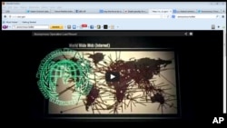 Situs web 'Sentencing Commission', yaitu sebuah badan independen di bawah naungan kehakiman AS setelah diretas oleh kelompok 'Anonymous' (26/1).
