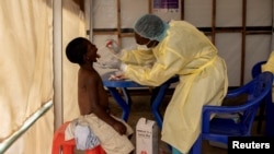 FILE PHOTO: Children at risk as mpox variant hits Congo displacement camps