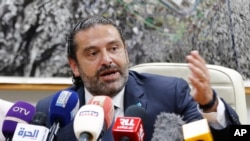 Mantan PM Lebanon Saad Hariri, putra mendiang Rafik Hariri 