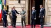 Макрон, Шолц и Драги во посета на Киев, САД испраќаат дополнителни милијарда долари помош 