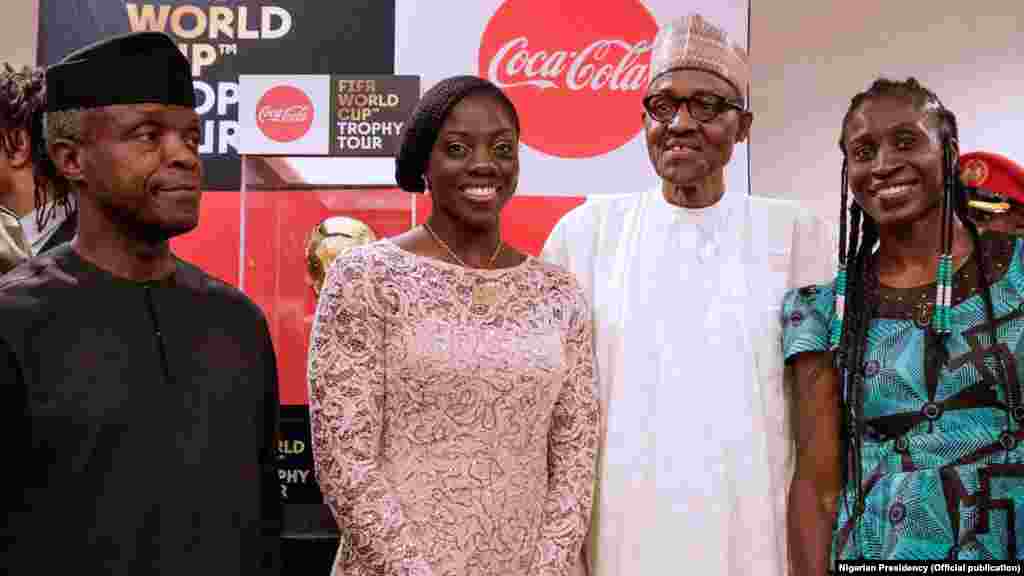 'Yan Najeriya Da Suka Shiga Gasar Tseren Kankara Tare Da Shugaba Buhari Da Mataimakinsa Yemi Osinbajo