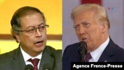 Gustavo Petro y Donald Trump