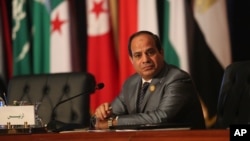 Le président égyptien Abdel Fattah al-Sissi à Charm el-Cheikh, au sud du Sinaï, le 29 mars 2015.