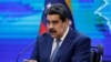 El presidente de Venezuela, Nicolás Maduro, se dirige a los medios de comunicación desde el Palacio de Miraflores, en Caracas, el 16 de agosto de 2021.