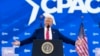 美國總統特朗普(Donald Trump)在2025年保守派政治行動大會(CPAC)上發表演說。 (2025年2月22日，美聯社)