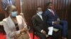 Nouveau membre du bureau de l'Assemblée nationale à Kinshasa, en RDC, le 9 décembre 2020.