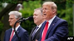 Predsednik SAD Donald Tramp na konferenciji za novinare u Beloj kući