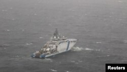 Офшорне патрульне судно Фінської прикордонної служби Turva охороняє місце, де виявлено пошкоджений газопровід Balticconnector у Фінській затоці.