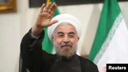 Hassan Rohani, Téhéran, Iran, le 17 juin June 2013. R