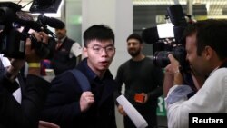 Hong Kong's pro-democracy activist Joshua Wong