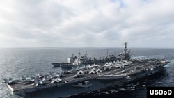 USS John C. Stennis CVN-74 (美國斯坦尼斯號航空母艦, 照片來源﹕美國海軍)