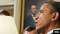 Presiden Obama menerima kunjungan Raja Yordania Abdullah di Gedung Putih (17/5).