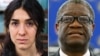 2018年诺贝尔和平奖得主有刚果医生丹尼斯·穆卡维加(Denis Mukwege 右)和雅兹迪人权活动人士纳迪娅·穆拉德(Nadia Murad 左) 