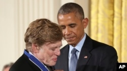 Robert Redford recibe la Medalla Presidencial de la Libertad 2016