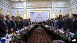 نشست نخست پروسۀ کابل، ۱۶ جوزای سال جاری خورشیدی با حضور نمایندگان ۲۷ کشور و سازمان بین المللی برگزار شده بود. 
