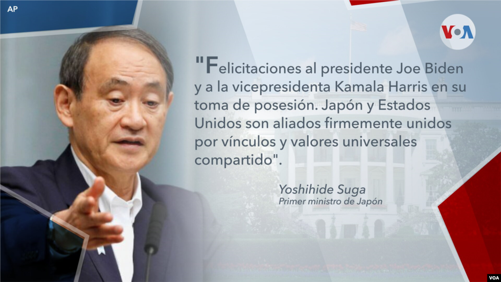 Yoshihide Suga, primer ministro de Japón.