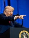 Presiden Donald Trump menyampaikan pidato di Departemen Kehakiman di Washington, D.C., Jumat, 14 Maret 2025. (Foto: White House by Joyce N. Boghosian)