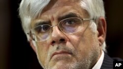 Former Iranian vice president Mohammad Reza Aref says on Feb. 15, 2016, reformists seeking greater democratic change and moderates supporting President Hassan Rouhani's outreach to the West have formed an alliance to increase their chances ahead of Feb. 26 parliamentary elections.