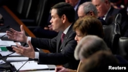 El senador Marco Rubio, republicano por Florida, junto a tres senadores más apoyaron una resolución que elogia la convocatoria a elecciones en Bolivia para mayo de 2020.