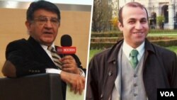  کامران قادری (راست) و مسعود مصاحب (چپ)، دو ایرانی–اتریشی زندانی در ایران 