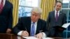 Trump Mulai Pekan Penuh Pertama Sebagai Presiden AS