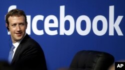 Le patron de Facebook Mark Zuckerberg, Menlo Park, le 27 septembre 2015.