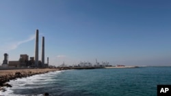 Vue générale d'une partie de la région d'Eshkol qui abrite notamment une centrale produisant de l'électricité à partir du gaz naturel dans le sud d'Israël, le jeudi 7 octobre 2015.