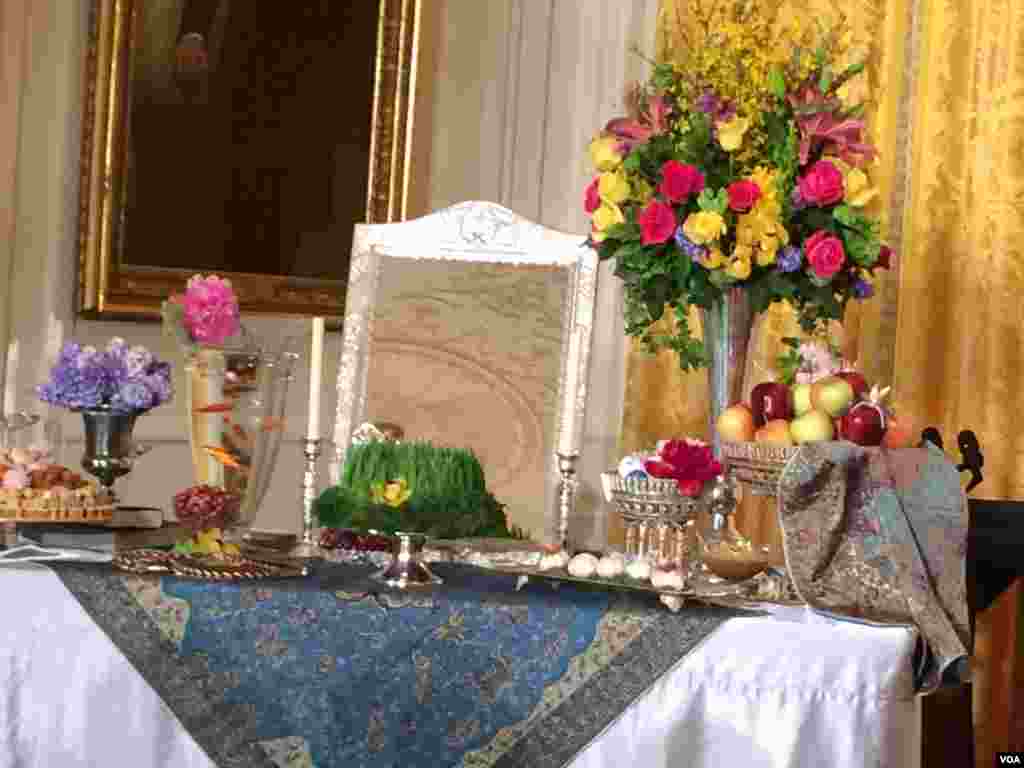 سفره هفت سین در کاخ سفید