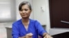 Mu Sochua, Deputy President of the Cambodia National Rescue Party (CNRP) listens during an interview with Reuters at an undisclosed location, Oct. 4, 2017. 