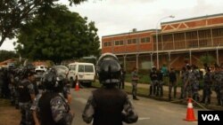 La policia del estado Barinas fue criticada en reiteradas oportunidades por la violencia aplicada contra los manifestantes.