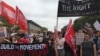 Video, Photos: VOA Reports on Competing Boston Rallies